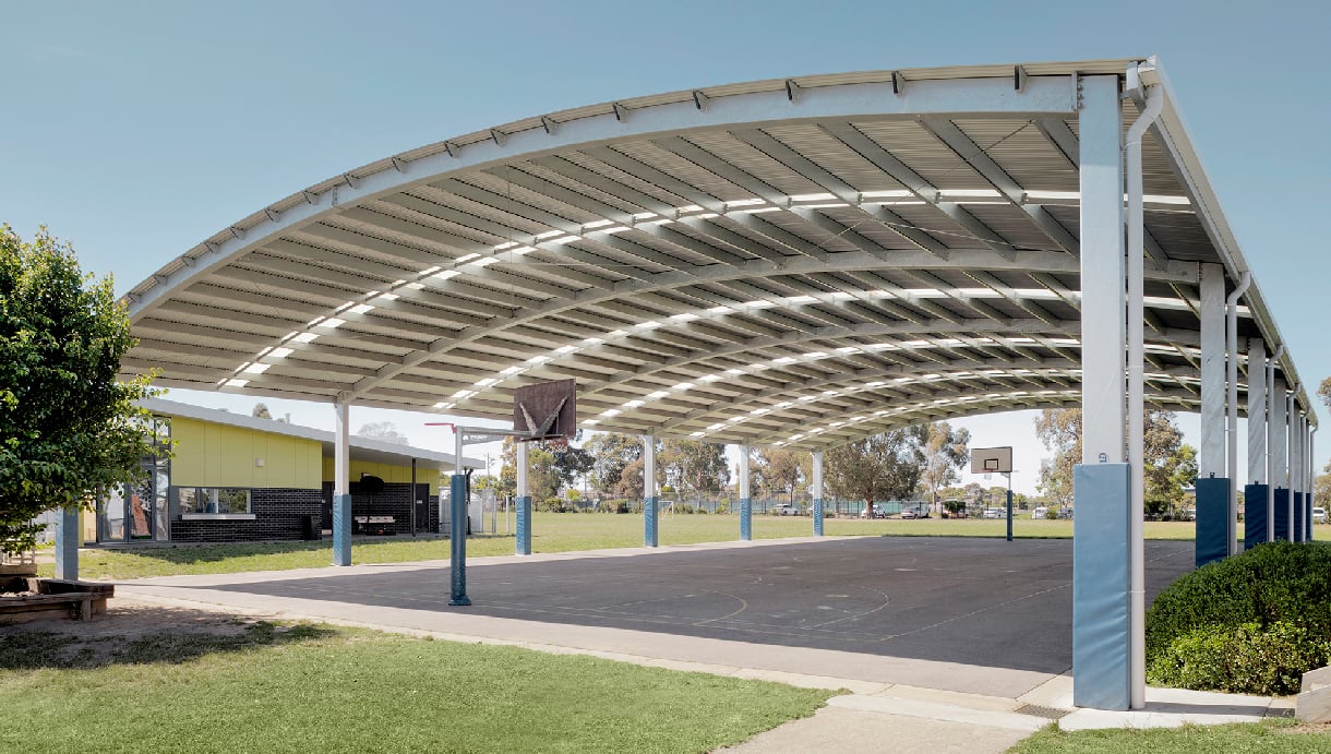 Burwood Heights Primary School ball court cover 