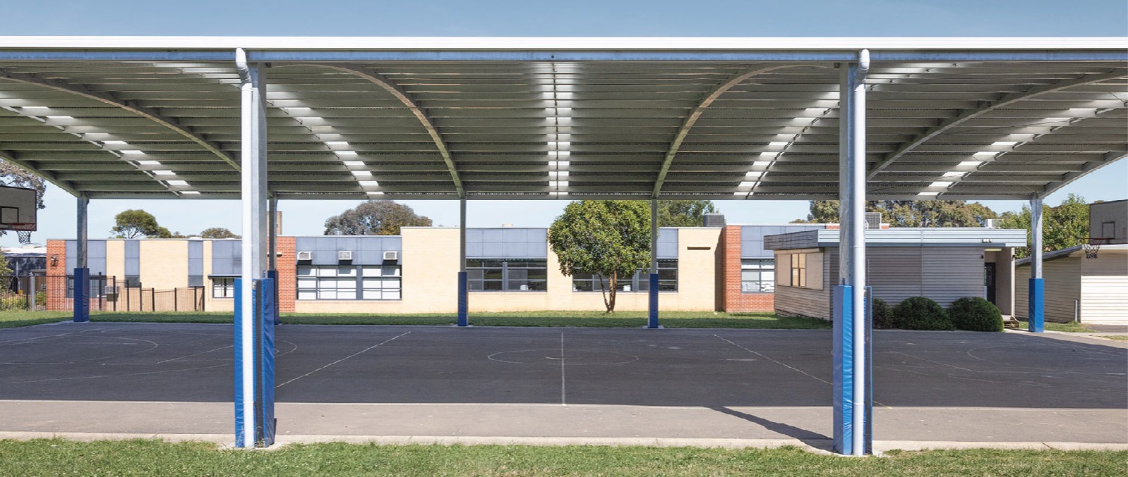 Burwood Primary basketball court cover Burwood Primary basketball court cover