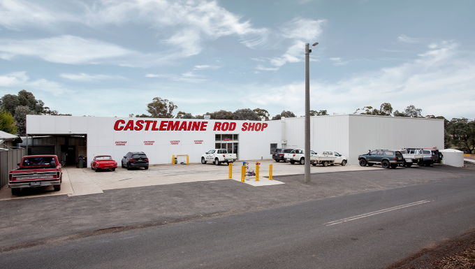 Castlemaine Rod Shop warehouse