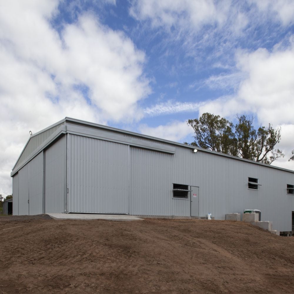 Coliban estate shearing shed