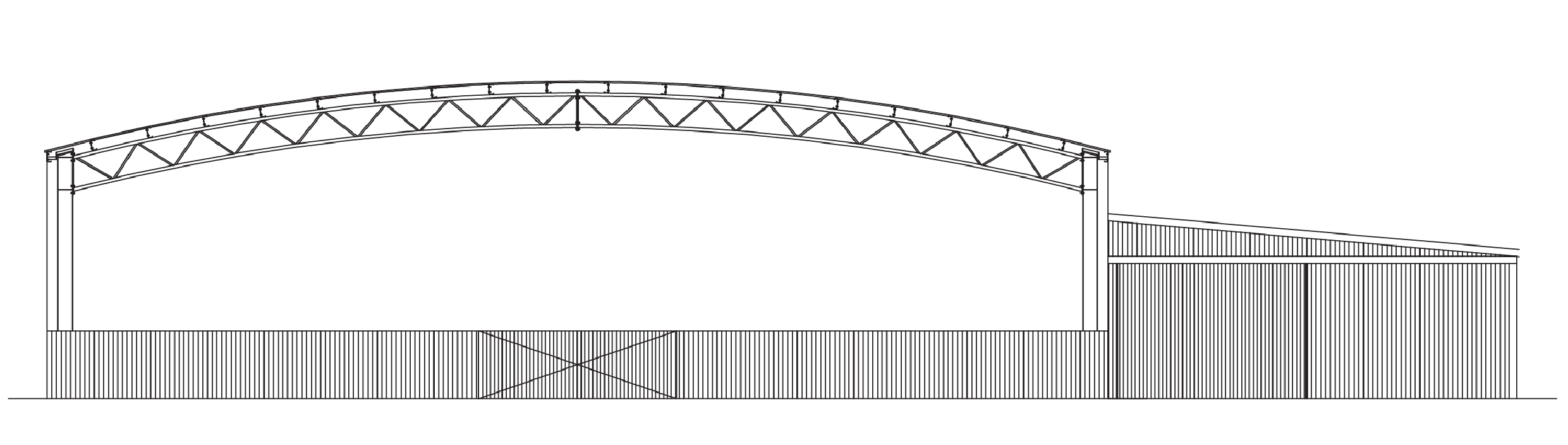 Flinders indoor arena and stable drawing