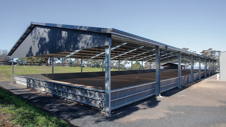 Harkaway Road Indoor arena and stables