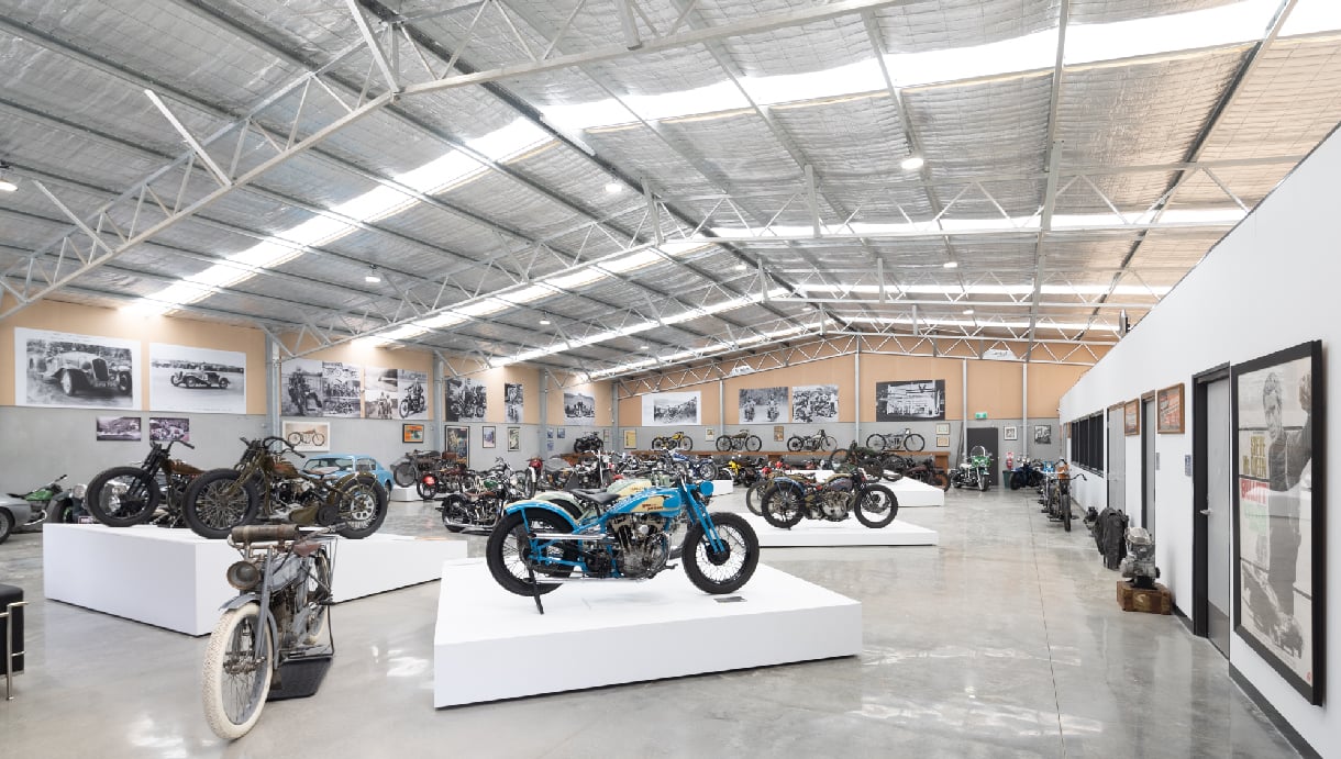 Harley City showroom and workshop