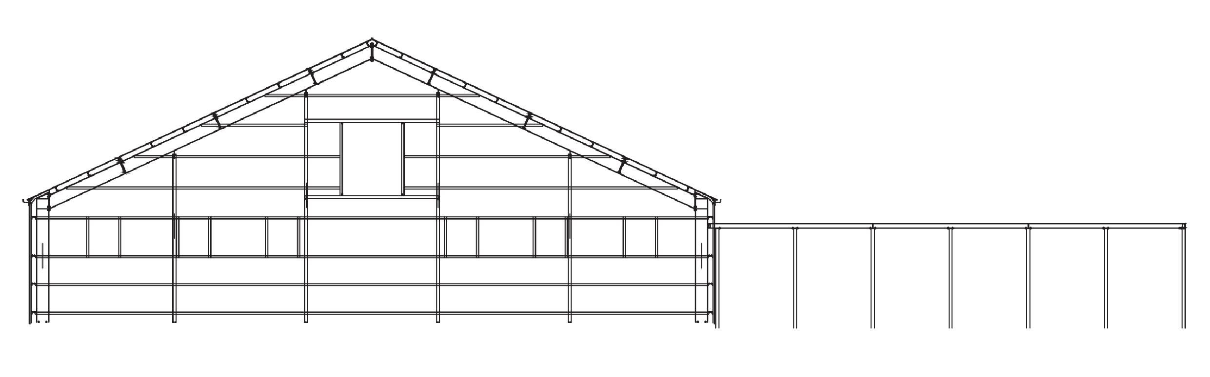 Irrewarra restaurant and warehouse drawing