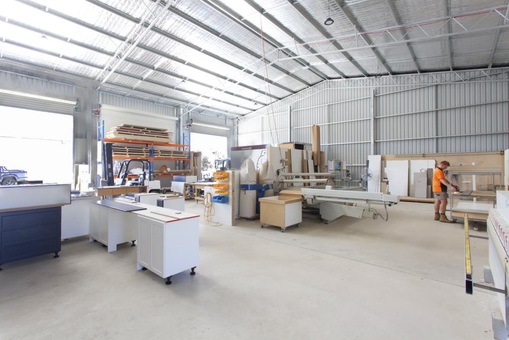 KW Kitchens and Interiors workshop shed 