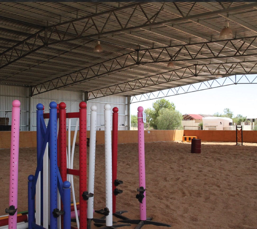 Laurel Views indoor jumping arena 