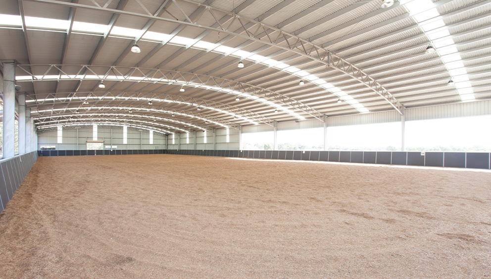 Lockwood indoor equine facility