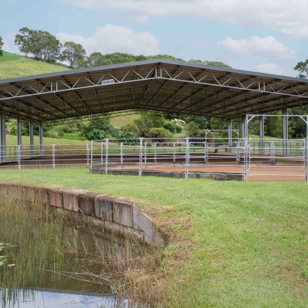 Ozwest Saddlery indoor horse arena