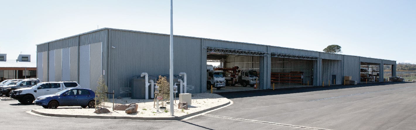 Powercor industrial workshop shed 