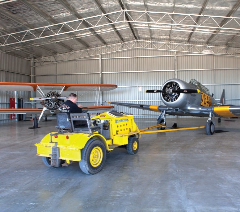 Riddles Creek aircraft hangar