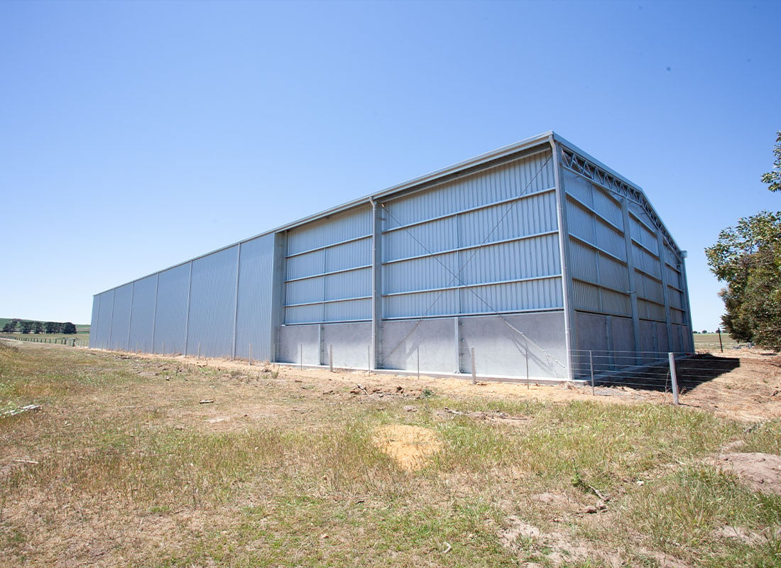 Rowallan Lodge machinery shed