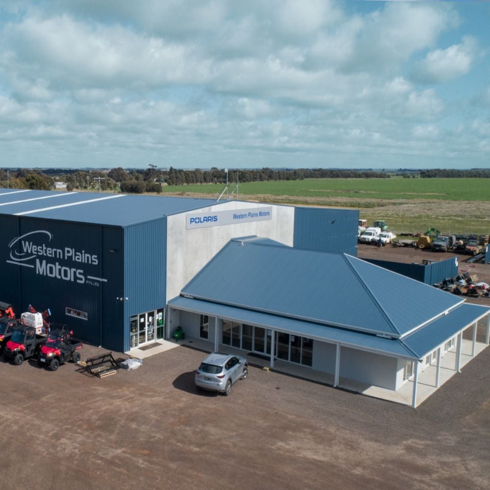 Western Plains Motors workshop shed