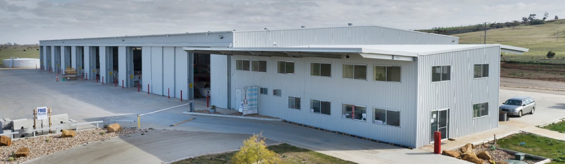 Western Region Waste recycling area shed 