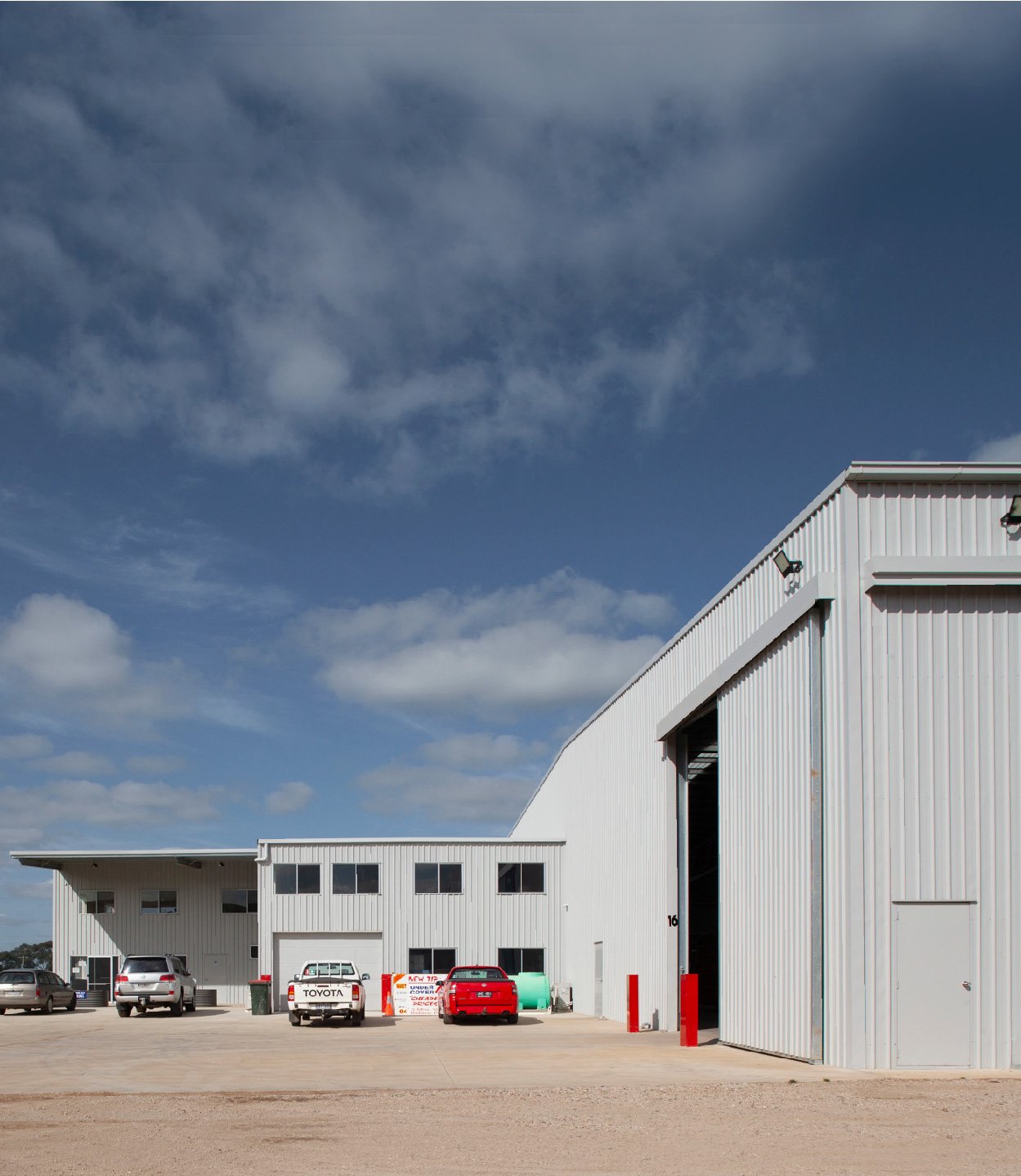 Western Region Recycling industrial shed