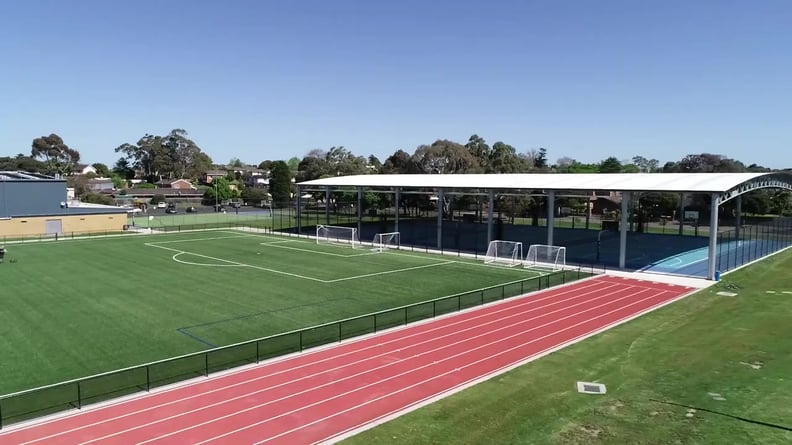 St Johns Regional College ball court cover