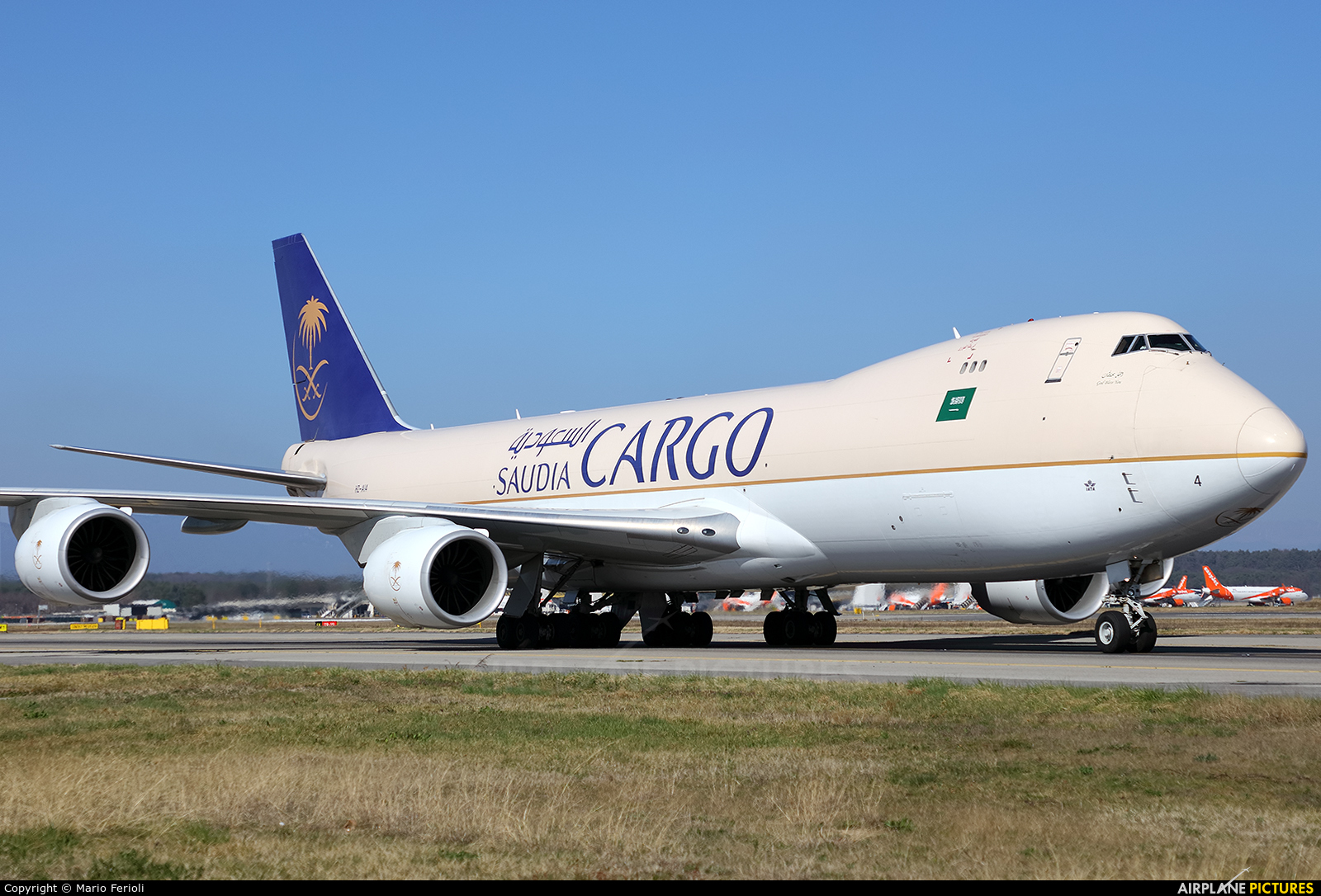 Saudi Arabian Cargo HZ-AI4 aircraft at Milan - Malpensa