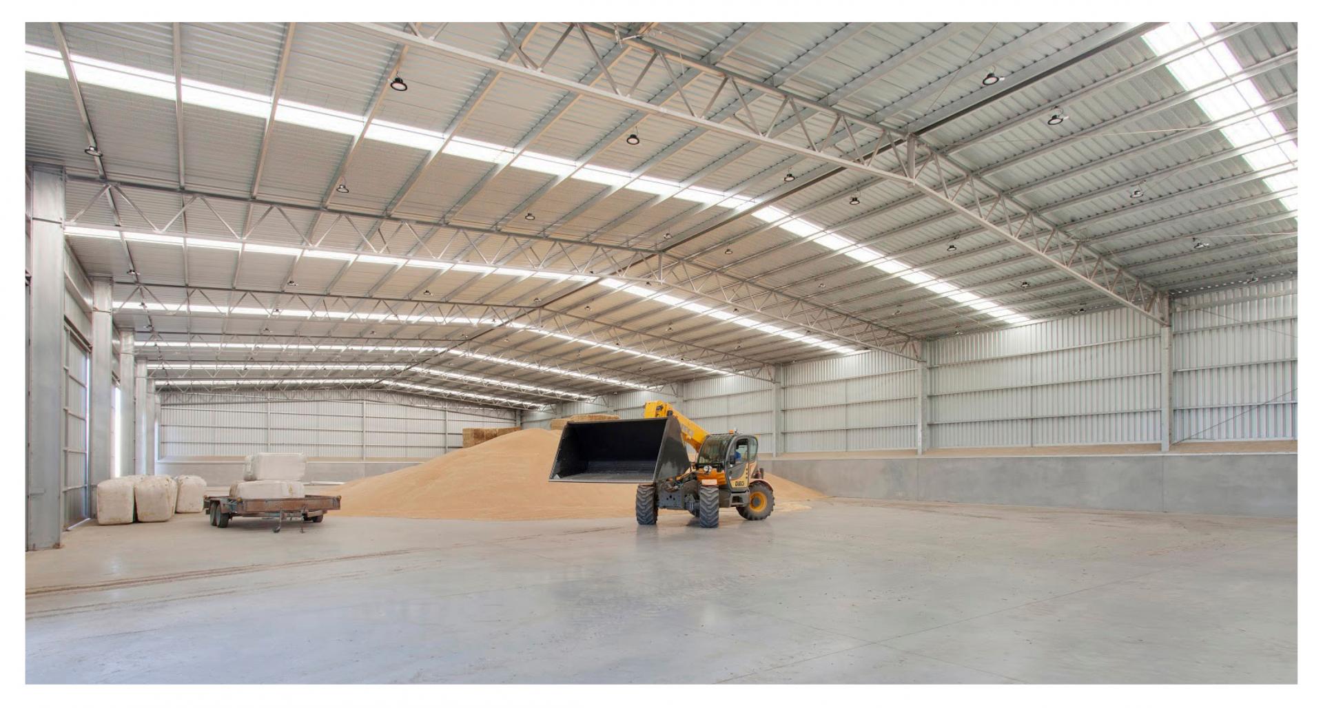 bulk storage shed