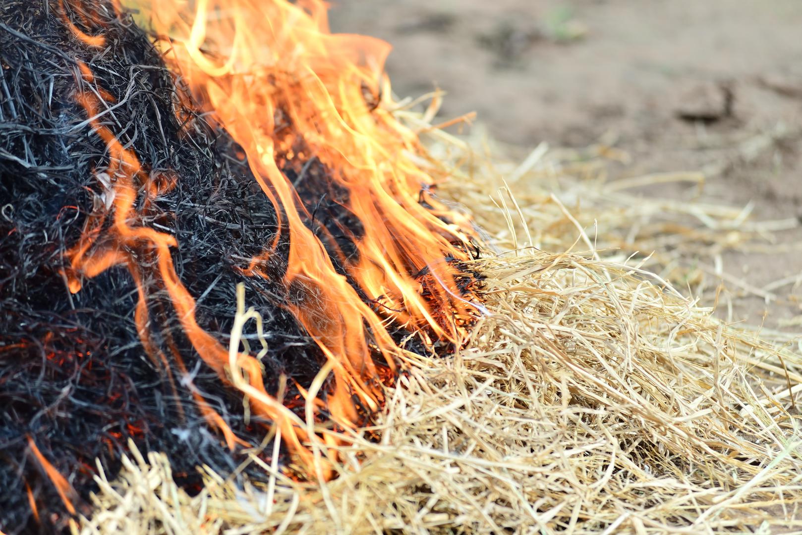 Summer Fire Threat to Hay & Machinery