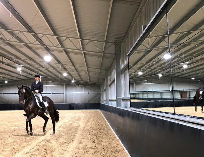 Indoor arena and stable complex