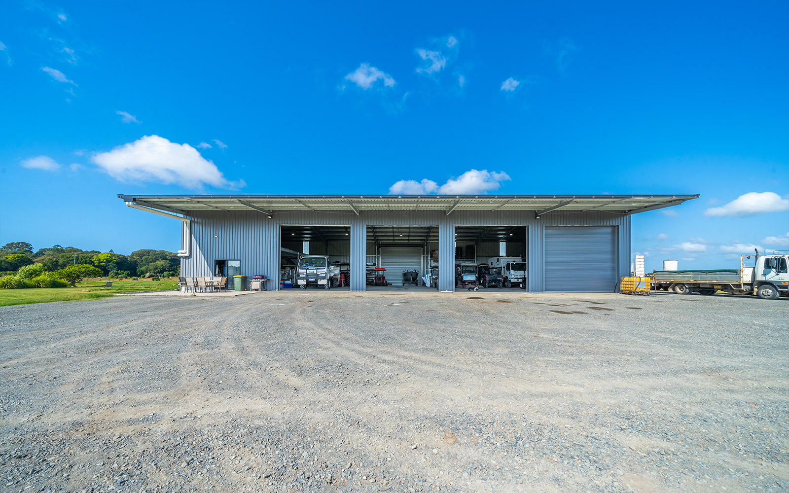 Tony Flick machinery shed