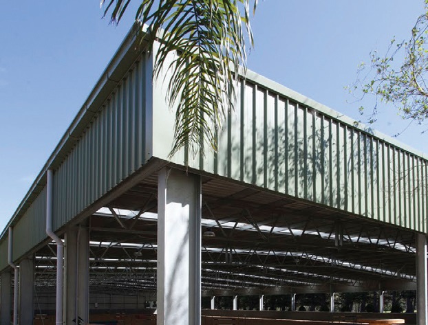 Cladding apron