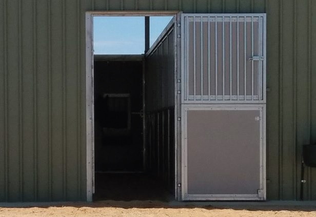 Day yard door opening