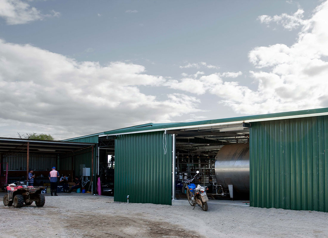 Gunbower agricultural dairy shed