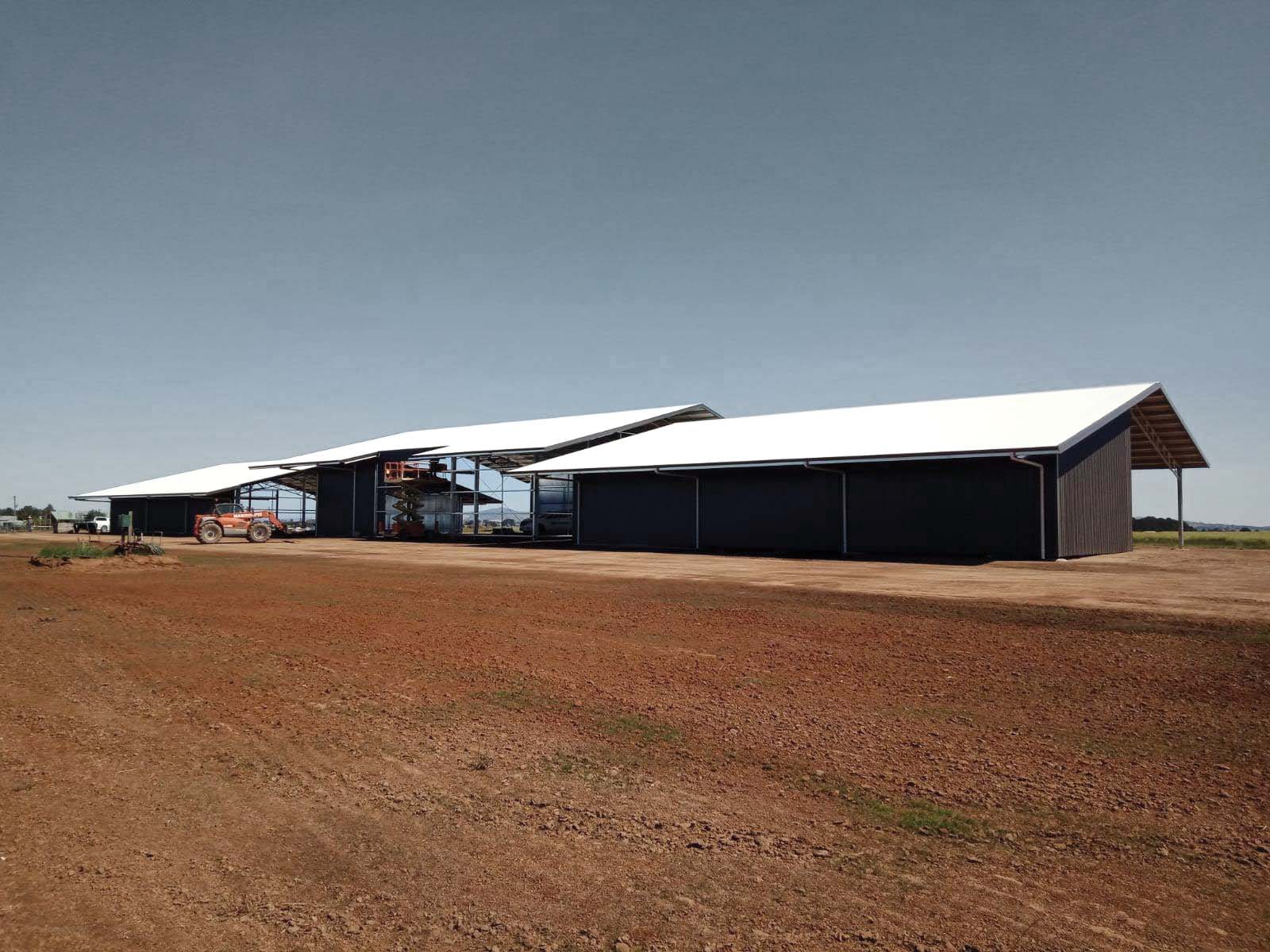 Michael Unwin Wines shed under construction