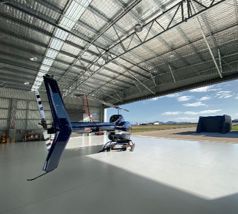 Powercor helicopter hangar