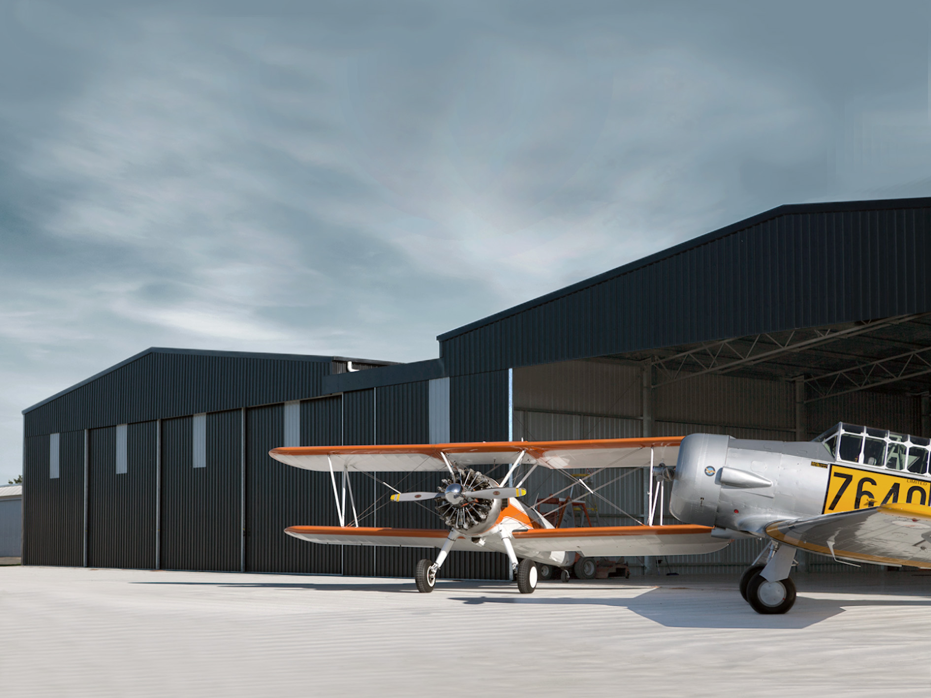 Riddles Creek aviation hangars 