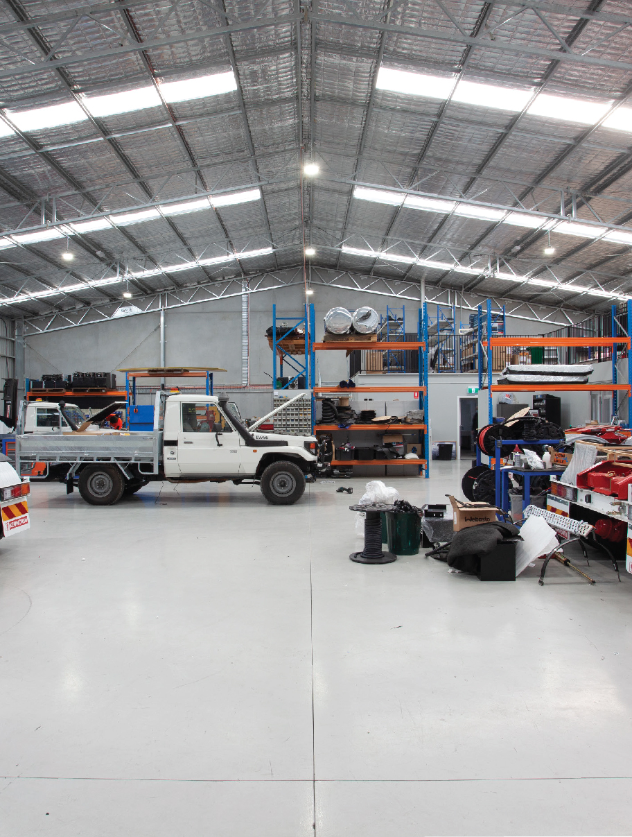 Trans Air & Electrics industrial shed Trans Air & Electrics industrial shed